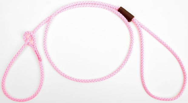 Mendota Show Loop Leash - Pink