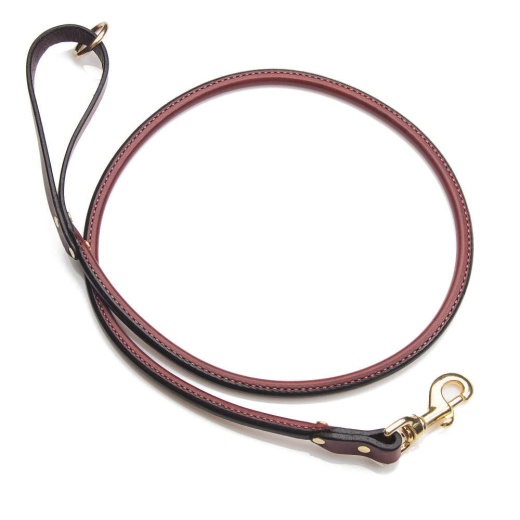 Leather Snap Leash - Chestnut - Standard / 6 Feet