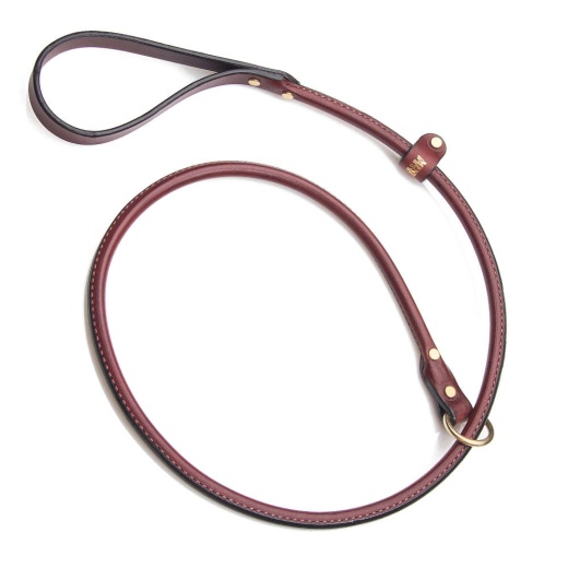 Leather Slip Leash - Chestnut - Standard / 6 Feet