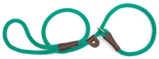 Mendota Slip Leash - Large 1/2 Inch - Kelly Green / 4 Feet