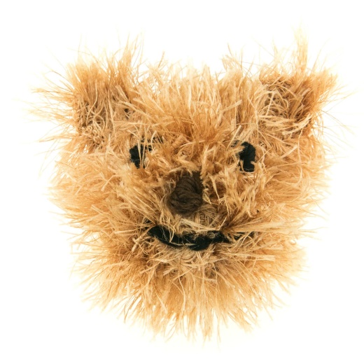 Ballhead Bear - Handmade Squeaky Dog Toy