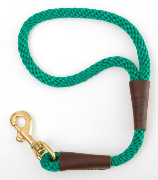 Mendota Traffic Leash - Large 1/2 Inch - Kelly Green
