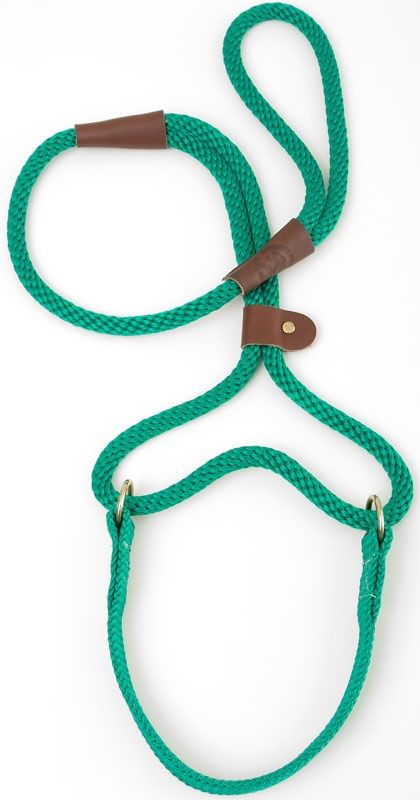 Mendota Dog Walker - Large 1/2 Inch - Kelly Green / 4 Feet