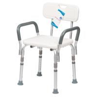 Shower Chair With Removable Back And Arms White 4/Cs