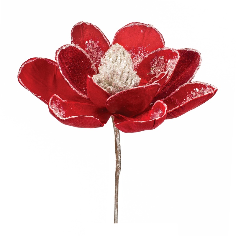 Magnolia Stem (Set of 6) 20”H Velvet
