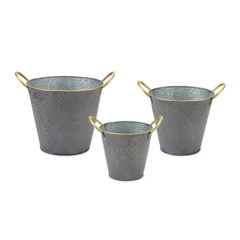 Pail Set of 3 Metal