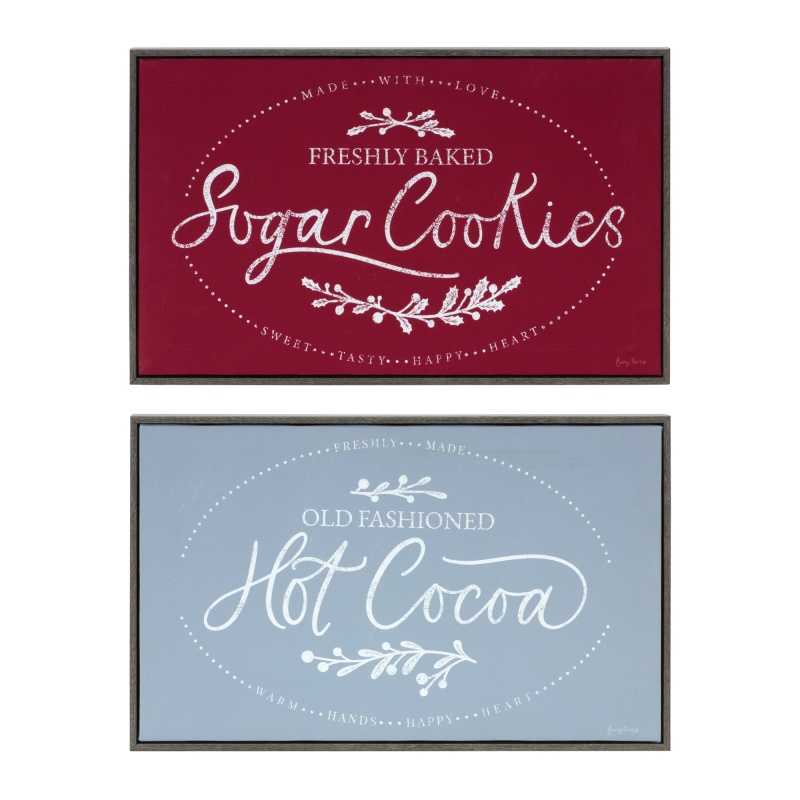 Cocoa And Cookies Frame Set of 2