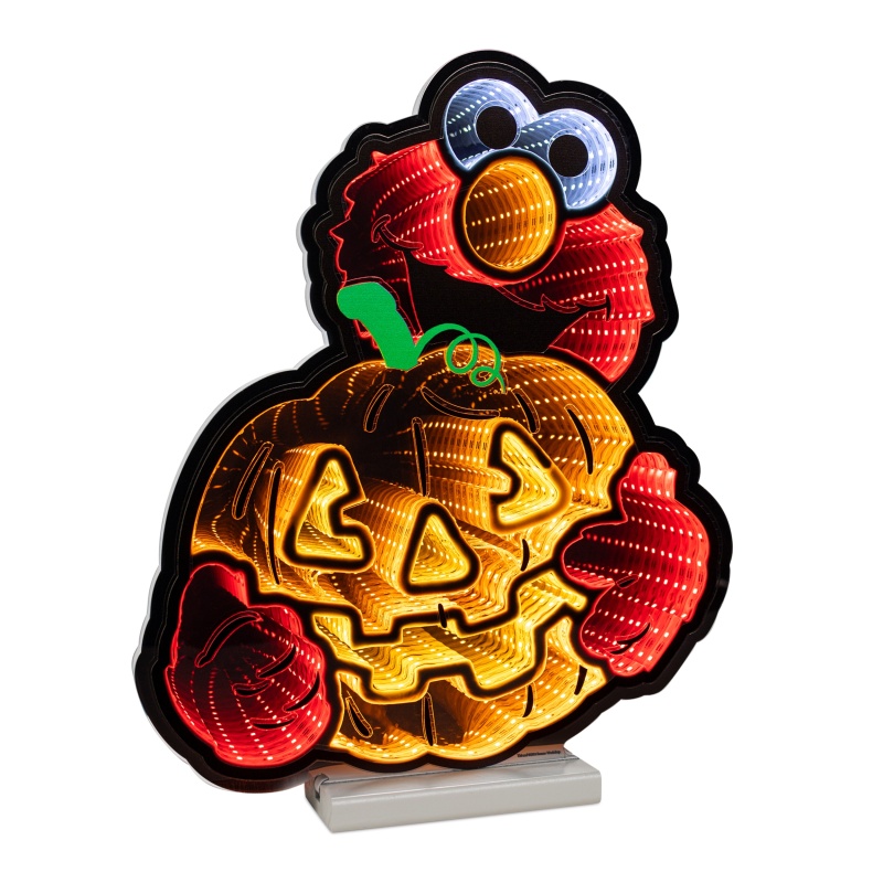 Sesame Street Elmo With Pumpkin Ekkolight 16”H