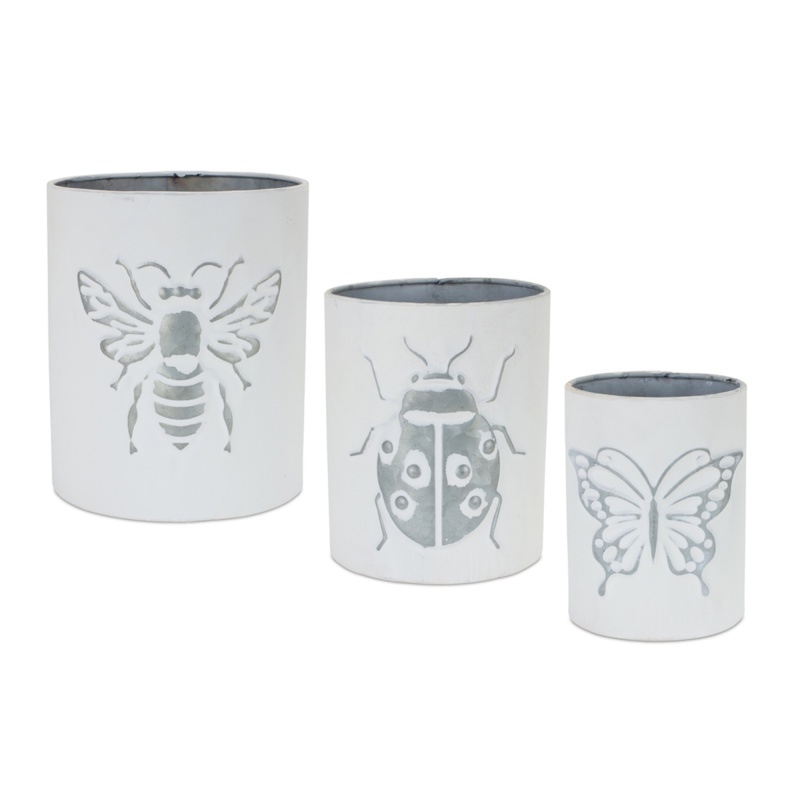 Melrose International Insect Pot Set of 3