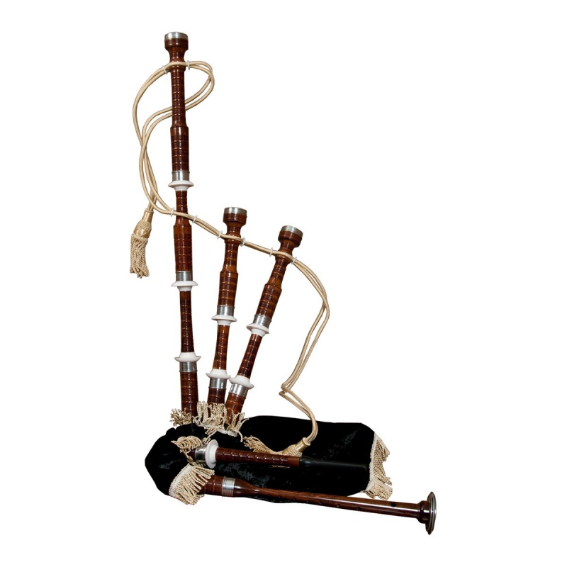 Roosebeck Full Size Sheesham Bagpipe With Black Cover