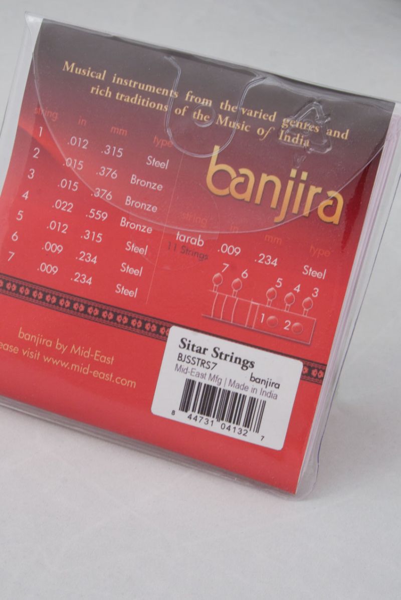 Banjira 7-String Sitar String Set - Light