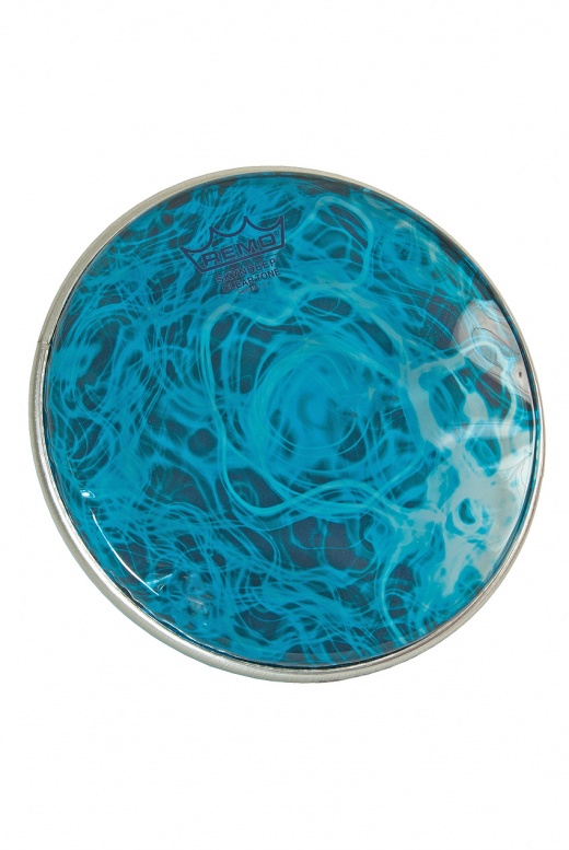 Remo Skyndeep Dx Series Doumbek Head 8-3/4-Inch Diameter 3/8-Inch Collar - Turquoise Mist