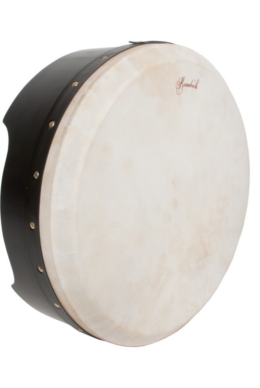 Roosebeck Tunable Ply Bodhran 16''X5'' - Black * Blemished