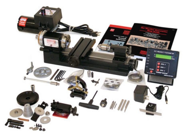 Sherline Lathe Lathe Package With Digital Readout (Metric)