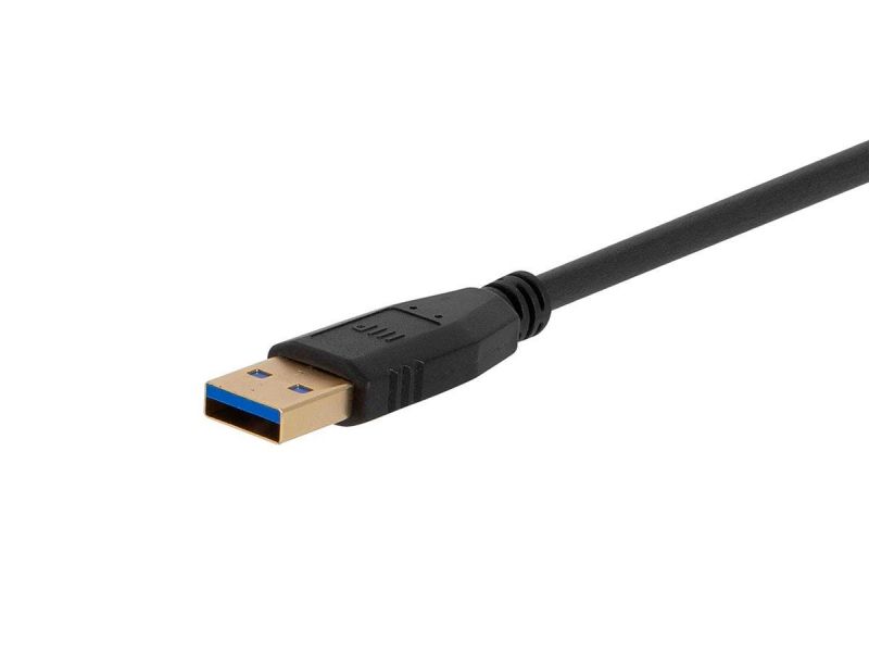 Monoprice Select Usb 3.0 Type-C To Type-A Cable, 3Ft, Black