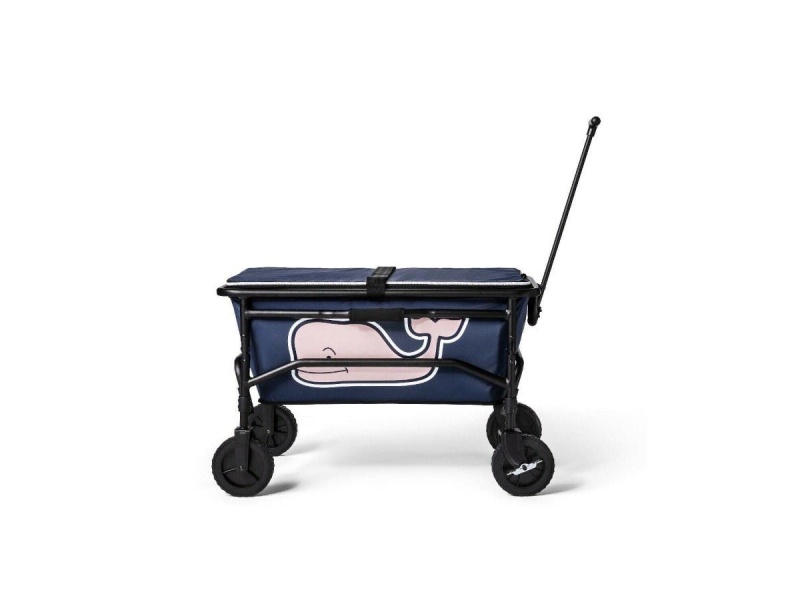 Collapsible Folding Outdoor Utility Wagon Pull Cart - Whale Blue