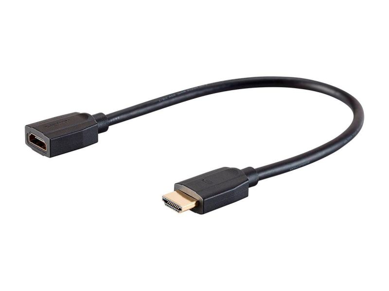 Monok Ultra High Speed Hdmi Extension Cable 1.5Ft - 48Gbps Black