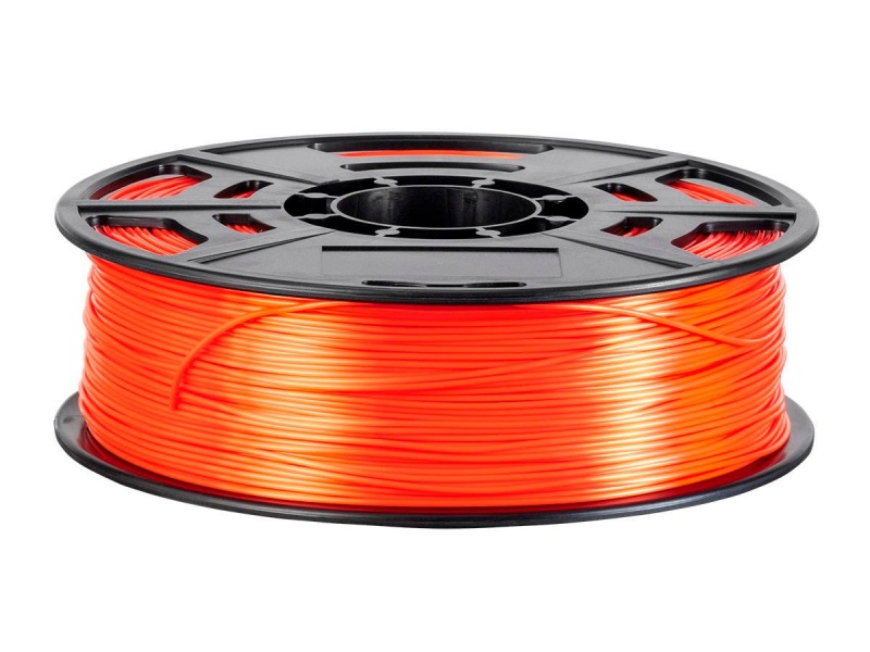 Monoprice Hi-Gloss 3D Printer Filament Pla 1.75Mm 1Kg/Spool, Orange Red