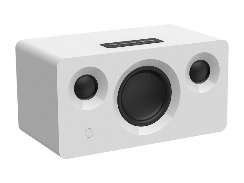 Monoprice Soundstage3 120 Watt Truewireless Stereo (Tws) Bluetooth Speaker With Qualcomm Aptx Audio, White