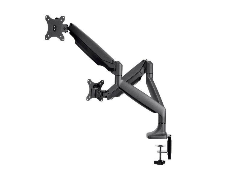Workstream Dual-Monitor Adjustable Gas-Spring Desk Mount For 15~34In Monitors