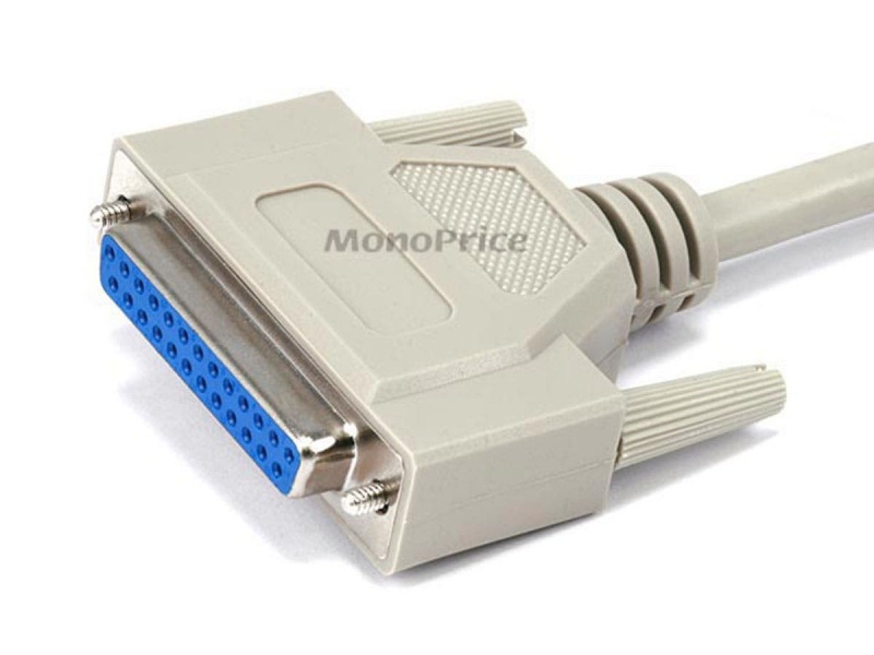 Monoft Db25 Male-To-Female Serial Extension Cable