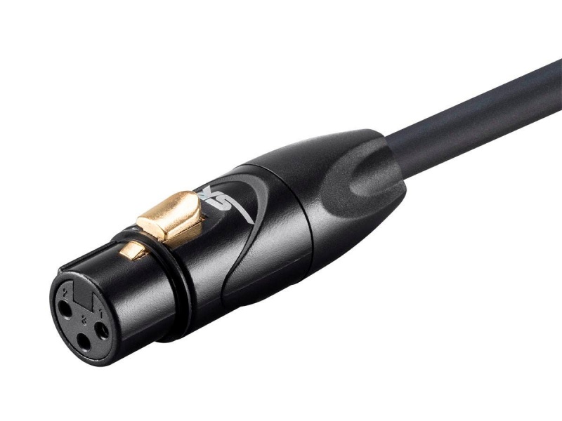 Stage Right 10Ft Xlr Male To Xlr Female 16Awg Microphone Cable W/ Gold Plated Connectors