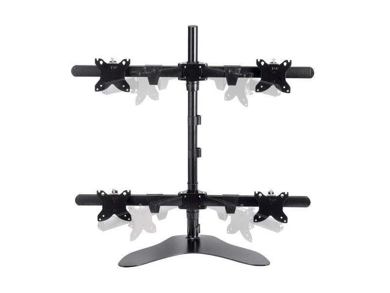 Monoprice Quad Monitor Free Standing Desk Mount For 15~30In Monitors