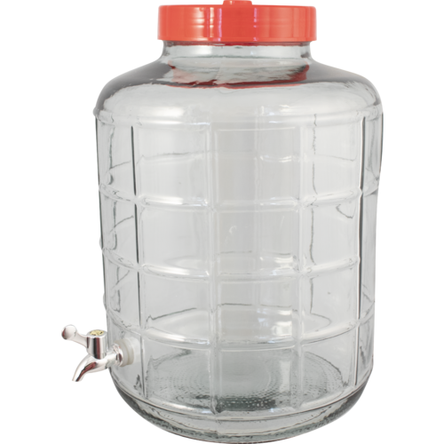 Wide Mouth Glass Carboy With Spigot 6.8 Gal