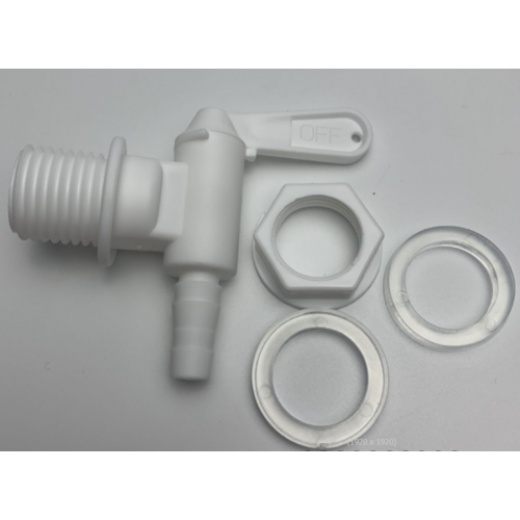 Farro Glass Wide Mouth Carboys | Replacement Plastic Spigot | Twist Handle | Barbed End