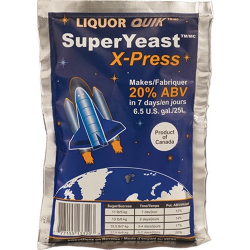 Liquor Quik Superyeast™ X-Press (Turbo Yeast) 135 g