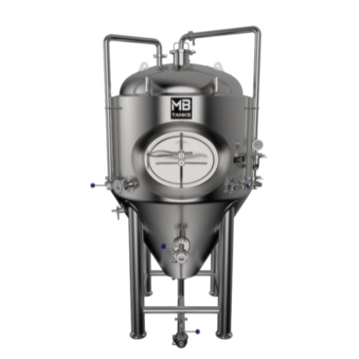 Mb® 7 Bbl Conical Unitank Fermenter | T.C. Sanitary Ports | All Fittings Included | Carbonation Stone | Passivated Ready To Use | American Engineered | Ships From Usa