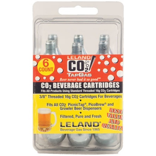 16G Threaded Co2 Cartridge | Pack Of 6