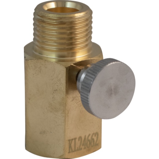Kegland Deluxe Sodastream Cylinder Adapter W/ Pin Adjustment | Cga320 Male Thread X Tr21-4 Female Thread | Kl24662