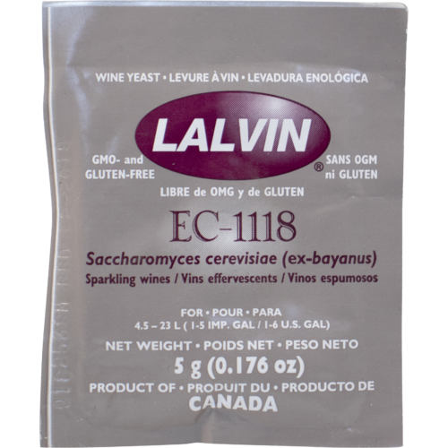 EC1118 Dry Wine Yeast - Strong Fermentation and Neutral Flavor