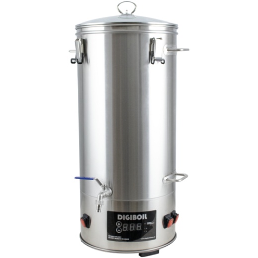 Digiboil Electric Wax Melter | Precise Digital Temp Control | Ideal For Candle & Soap Making | Stainless Steel | 9.25 Gallon | 220v