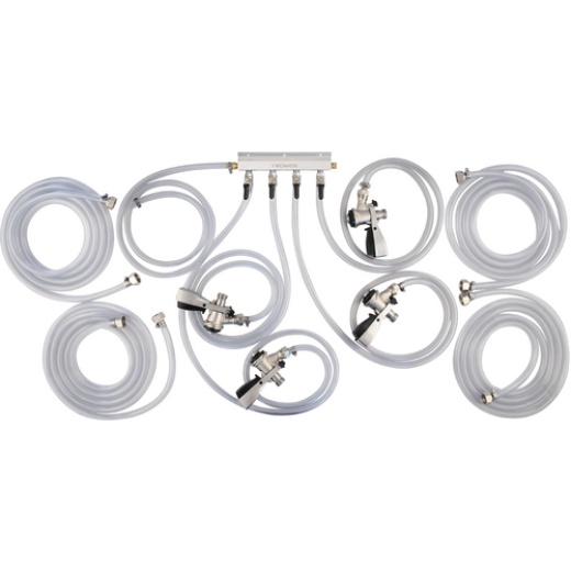 Komos® Jockey Box Connection Kit - Sanke Coupler (4 Tap)