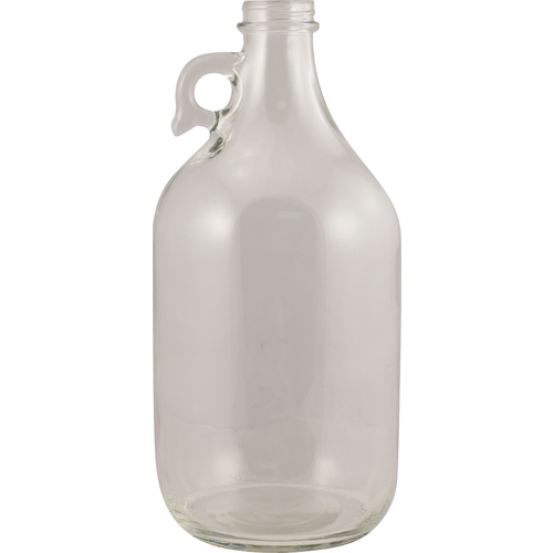 1/2 Gallon Glass Jug with Screw Top Finish and Finger Grip Handle