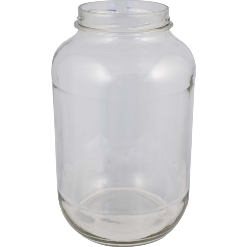 Lug Finish 1 Gallon Glass Fermentation Jar - With Lid