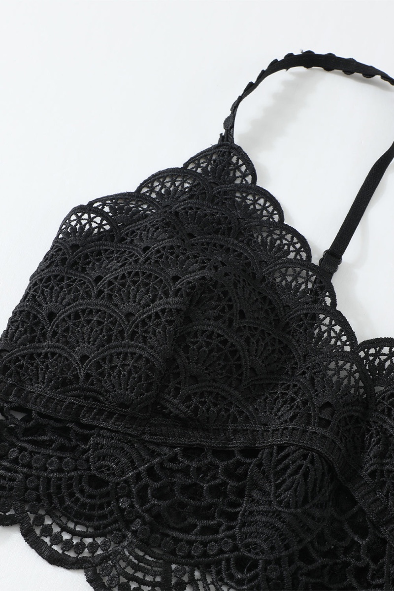 Chic Black Sunrise To Sunset Lace Bra