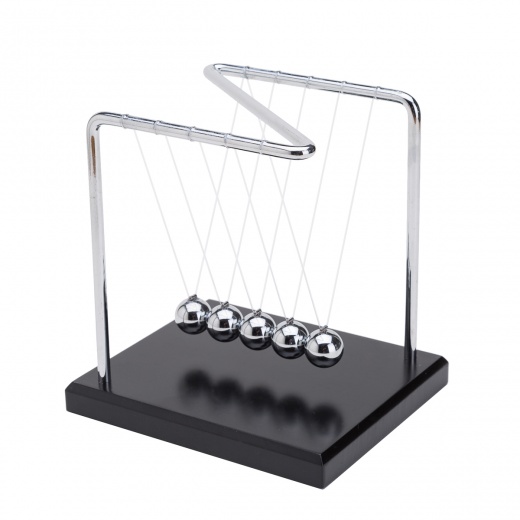 Newton's Cradle Desktop Display - Kinetic Energy & Momentum