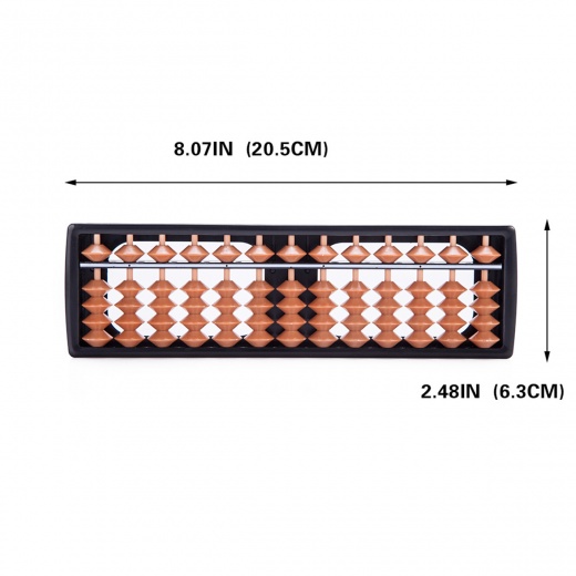 13-Digit Professional Soroban-Style Abacus