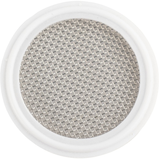 Tri-Clamp Gasket With Stainless Mesh Screen | 16 Mesh | Teflon | 2"