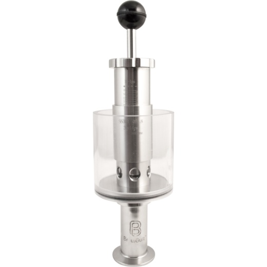 Brewbuilt® Tri-Clamp Spunding Valve | 1 Bar | 0.3–14.5 Psi