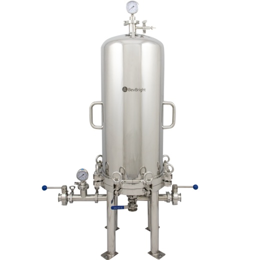 Bevbright® Stainless Steel Lenticular Filter Housing | 12" | 2 High