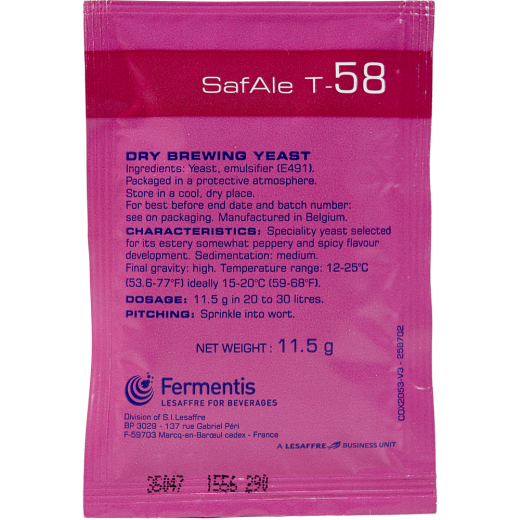 Fermentis | Safale™ T-58 Belgian Ale | 11.5 g