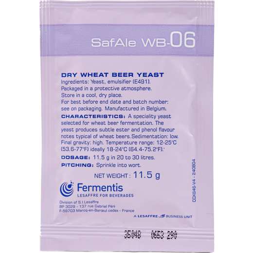 Fermentis Safale WB-06 Wheat Beer Yeast
