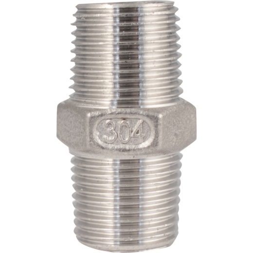 Stainless Hex Nipple - 3/4 In. Bsp