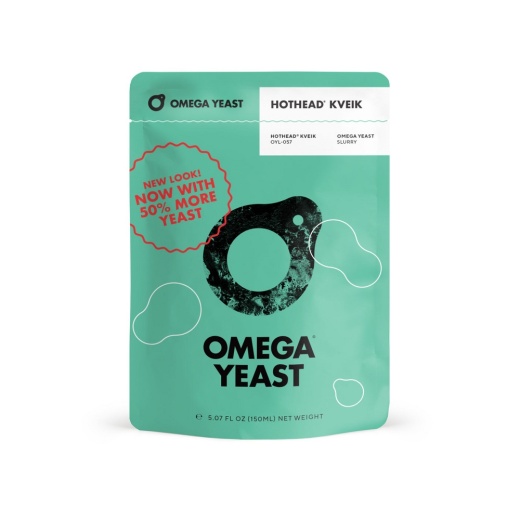 Omega Yeast | Oyl-057 Hothead® Kveik | Beer Yeast | Double Pitch | 225 Billion Cells