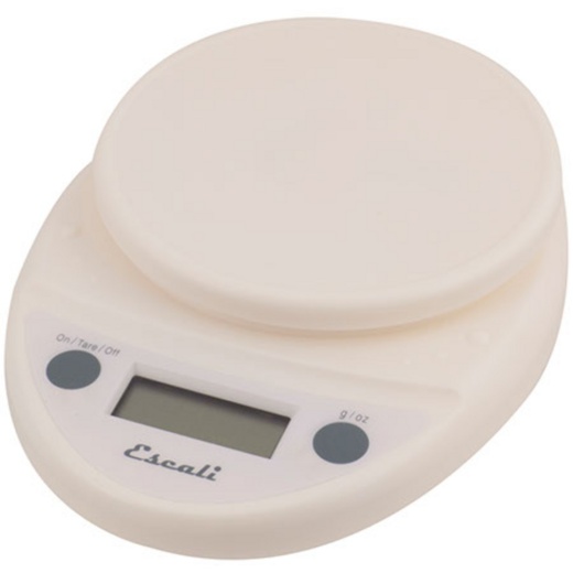 Primo Digital Scale - 11 Lb Capacity - Chrome/White