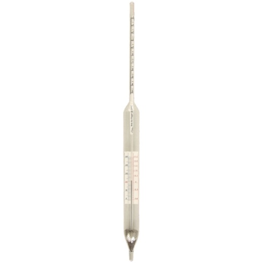 Brix Hydrometer (-5 To 5) With Correction Scale